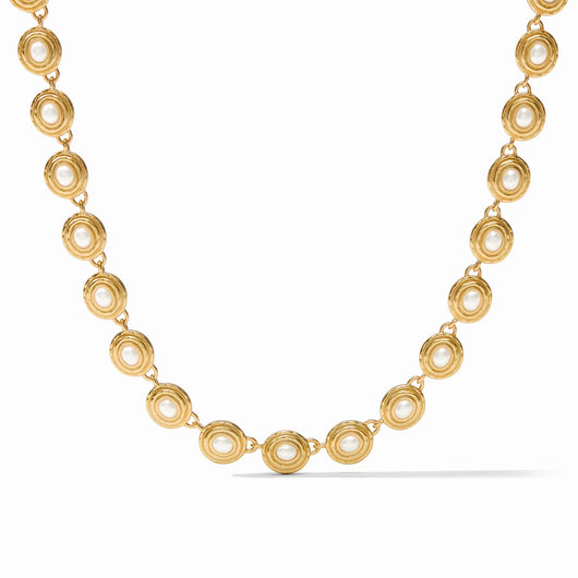 Tudor Tennis Necklace - Pearl