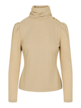 Tessa Turtleneck - Metallic Gold Knit