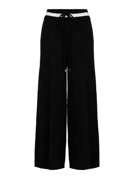 Teddy Crop Trouser - Bow Lattice