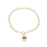Michigan Pearl Pendant Logo Necklace