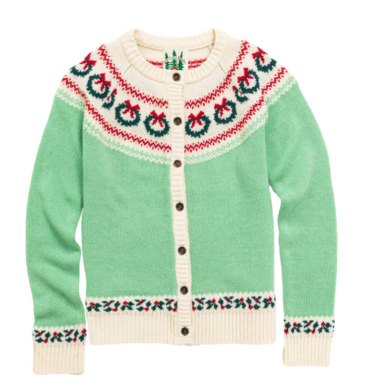 Hollyberry Wreath Cardigan