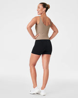 SPANXshape™ Get Moving Contour Rib Shelf Tank - Driftwood