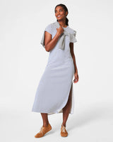 SPANX® AirEssentials Maxi Dress - Faded indigo Stripe