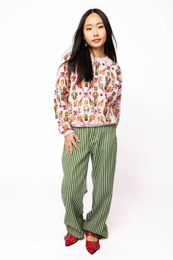 Light Pink Nutcracker & Candy Cane Sweatshirt