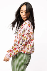 Light Pink Nutcracker & Candy Cane Sweatshirt