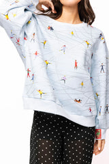 Ice Blue Ice Skating Sweatshirt