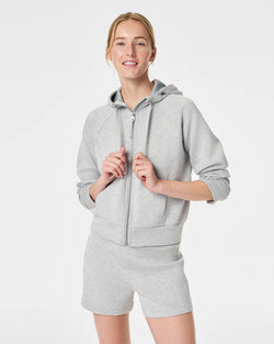 AirEssentials Full Zip Hoodie - Light Gray Heather