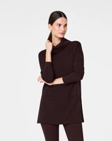 AirEssentials Turtleneck Tunic - Truffle Brown