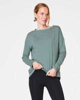 SPANX® Active Long Sleeve Top - Fennel