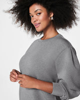 AirEssentials Crew Neck Dress- Medium Grey Heather