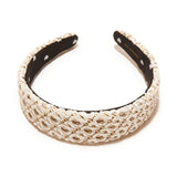 IVORY RAFFIA BESSETTE HEADBAND