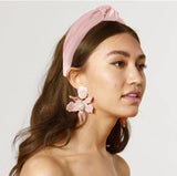 Petal Pink Woven Knotted Headband