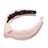 Petal Pink Woven Knotted Headband