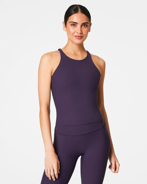 SPANXsmooth™ OnForm High Neck Shelf Tank - Aubergine