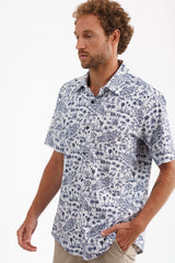 The Boatyard Button Down - Blue Oasis