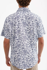 The Boatyard Button Down - Blue Oasis