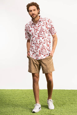 Men's Boatyard Button Down Top - Summer Regatta