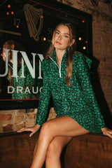 The Grayson 1/4 Zip Pullover - Notre Dame Shamrocks