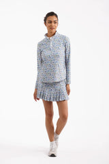The Ava 1/4 Zip Pullover - Spring Sprig