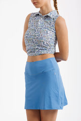 The Parker Skort - Hydrangea