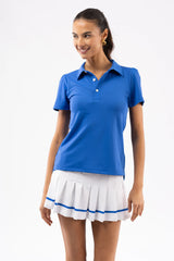 The Reagan Top - Cerulean