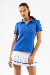 The Reagan Top - Cerulean