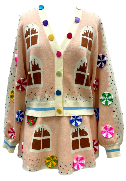 Entire Gingerbread House Skirt