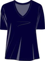 Supima Jersey V-Neck Crew - Nautical Navy