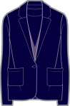 Sweater Blazer - Nautical Navy