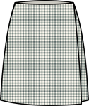 Meg Mini Skirt - Quinn Plaid Balsam
