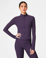 SPANXsmooth™ OnForm Full Zip Jacket - Aubergine