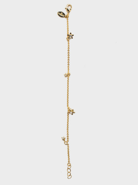 Asteria Tennis Bracelet - Bright Gold Crystal