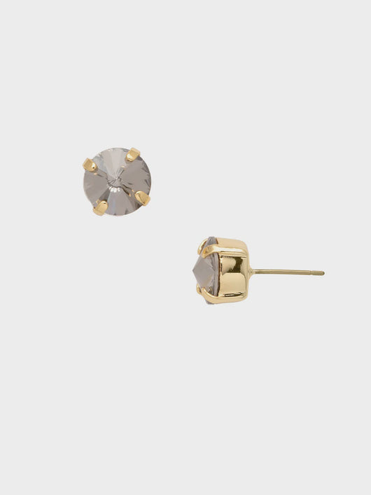 Jensie Stud Earring - Bright Gold Silver Shade
