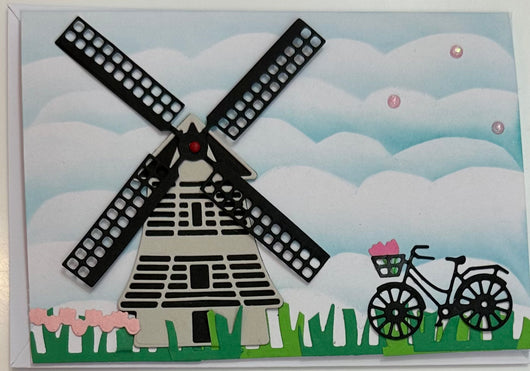 Windmill Greeting Card