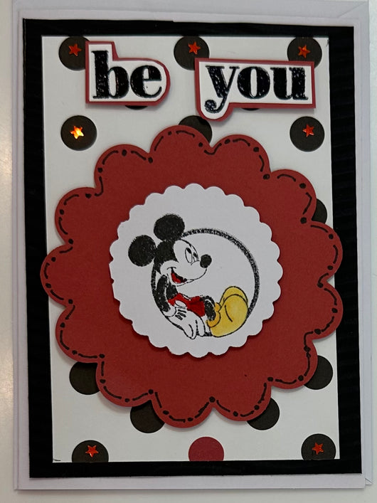 Mickey Mouse Be You Greeting Card