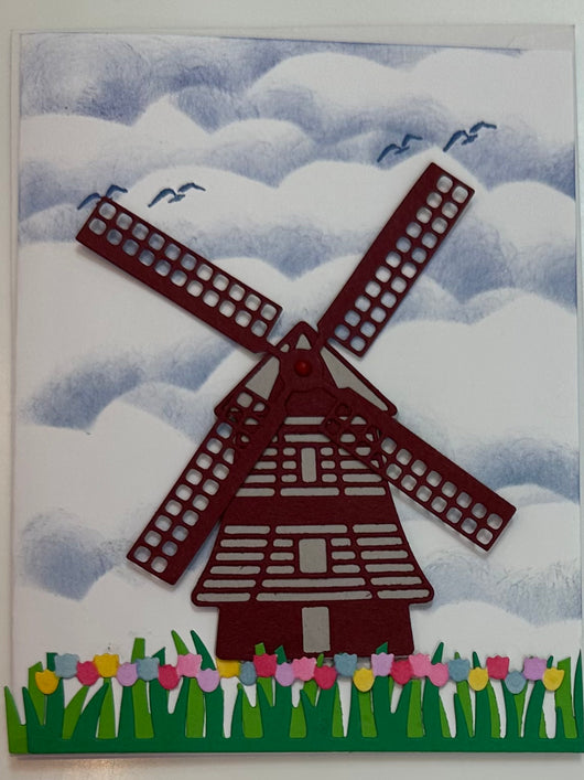Windmill Greeting Card
