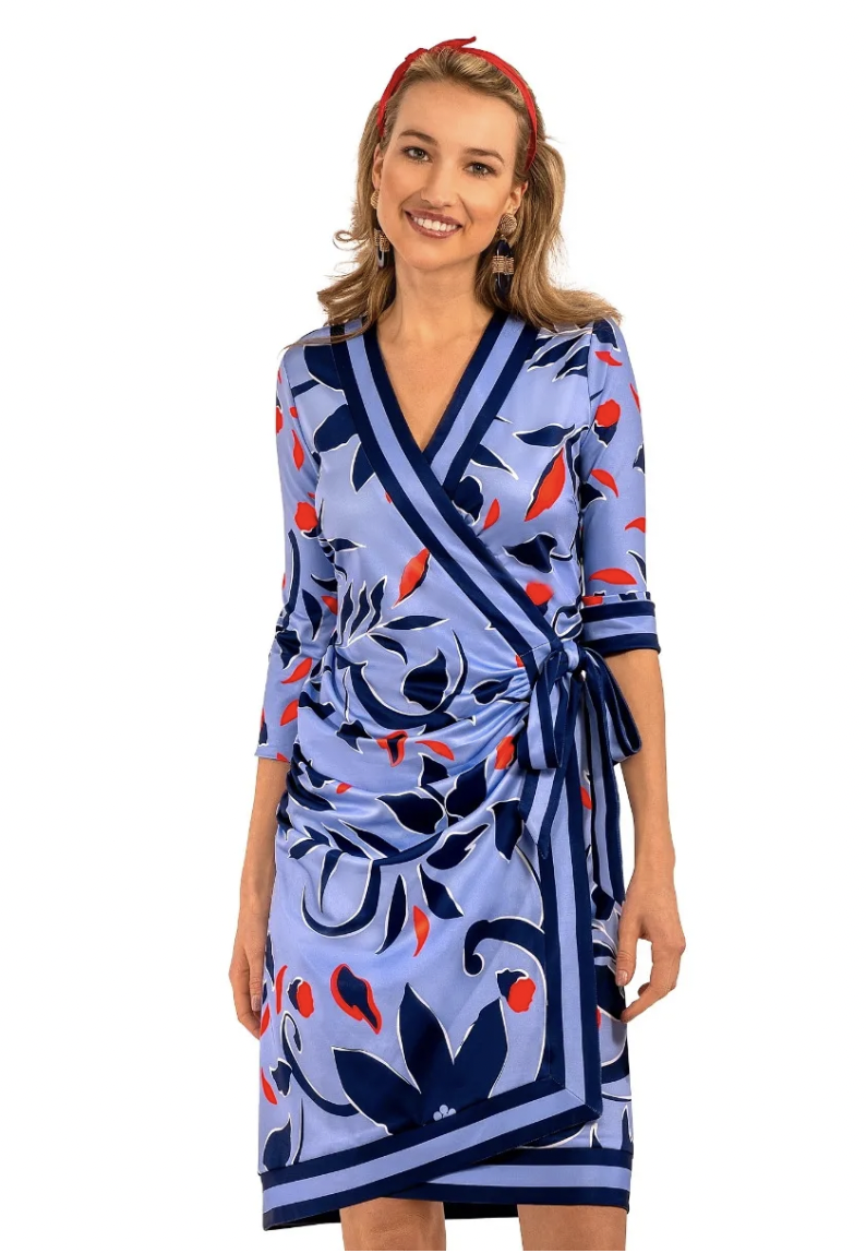 Jersey Wrap Me Up Dress - Full Bloom