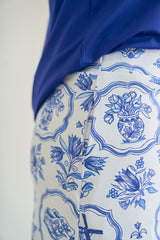 17" Quinn Skort - Delft Blue