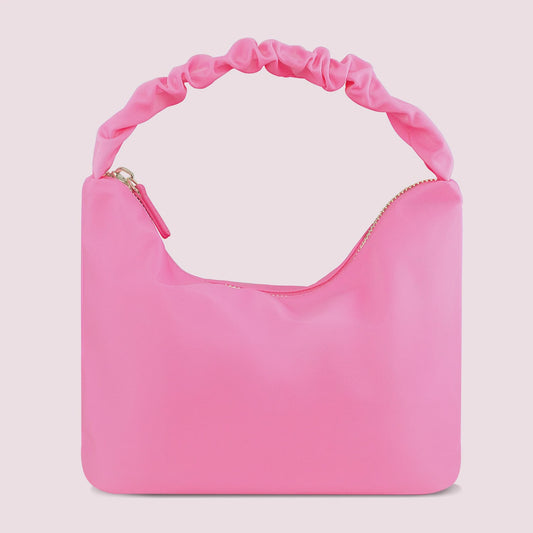 Nylon Scrunch Handle Bag